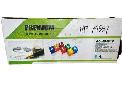 PREMIUM AC-H0401C Compatible Toner Cartridge Replaces CE401A CE251A - CYAN