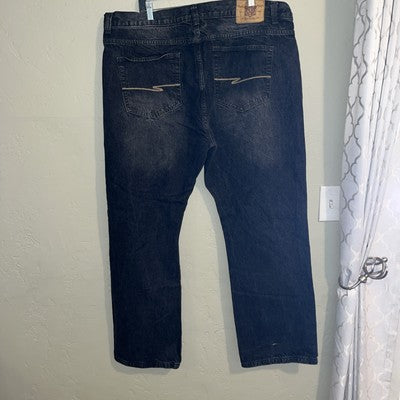 Beyond The Limit Jeans 44 X 33 Black Baggy Wide Leg Y2K 90s Grunge Teen Style
