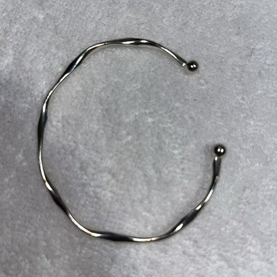 NEW Silver Bangle Bracelet Twist Quality Fashion Jewelry Valentines Anniversary