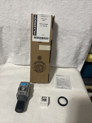NEW Wilkerson R08-02-F0G0B Regulator with Gauge 1/4 NPT 0 to 125 PSIG Relieving