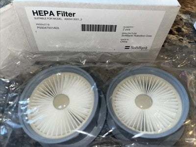 SoftBank Robotics HEPA Filter â 2 Pack OEM Replacement (P00047501A03)