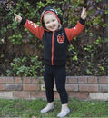 NWT Doodle pants ladybug hoodie 4T Backpack Attached Red Black Jacket Coat Kids