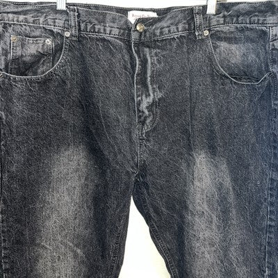 Beyond The Limit Jeans 44 X 33 Black Baggy Wide Leg Y2K 90s Grunge Teen Style