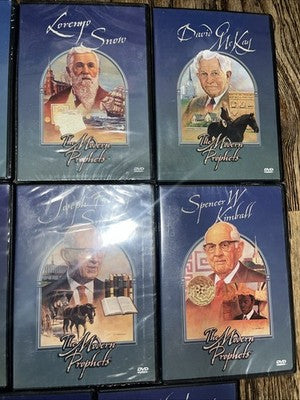 The Modern Prophets Lot of 11 DVDs - Living Scriptures - LDS - 6 Are BRAND NEW