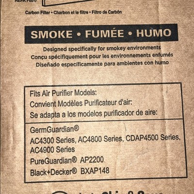 GermGuardian Superior HEPA Air Filter Replacement Wildfire Smoke Defense AC4825
