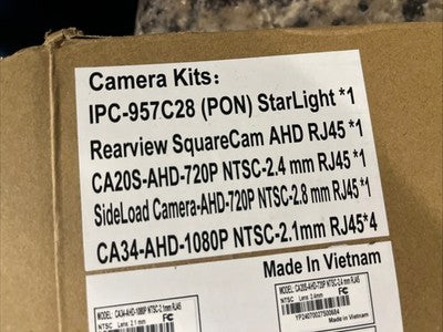NEW Complete Camera Package BPTCPK4001 Mixed CCTV Kit AHD 720p & 1080p Cameras