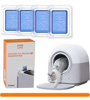 4-Pack Deodorizer for Self-Cleaning Litter Box Automatic Electronic Robot