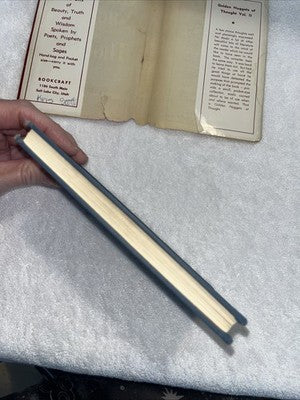 VINTAGE BOOK 1955 Golden Nuggets of Thought Volume 2 Erza L. Marler VTG Slip