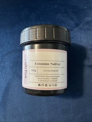NEW 2 Extension Nail Gel UV/LED Soak Off Light Pink 150g Nails Beauty Beautician