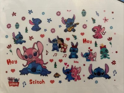Jumbo Wall Stickers Disney Lilo & Stitch & Angel 1â-12â Wall Decor Kids Room Big