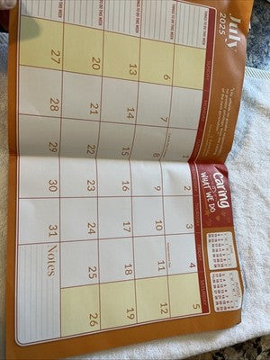 NEW 2025-2026 Academic Monthly Planner Head Start Book Calendar Springfield