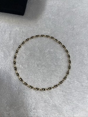 NEW Gold Bangle Bracelet Twisted Quality Fashion Jewelry Valentines Anniversary