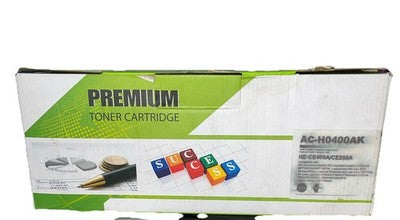 Premium Toner Cartridge AC-H0400AK HE-CE400A CE250A BLACK Replacement Hp
