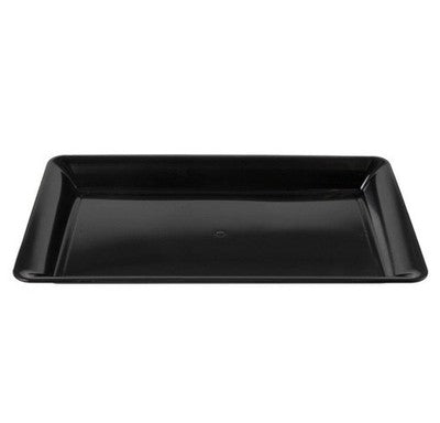 Fineline 18âx12â Rectangular Tray RC473.BK Platter Polystyrene Case Of 20 Black