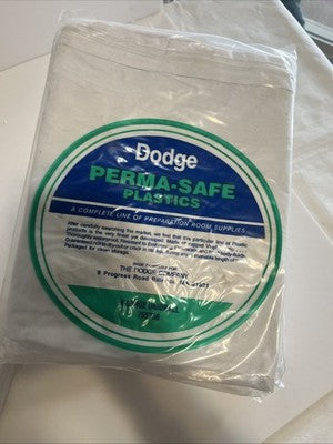 NOS Dodge Perma-Safe Plastics X-Large Unionall Mortuary Vinyl Garment Bodybag
