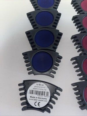NEW LOT 14 Faber Castell Einzelfarbe Connector  Ultramarine Magenta Yellow/green