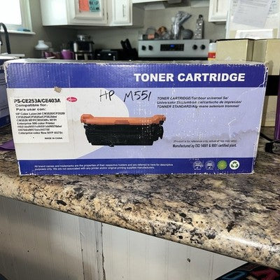 Toner cartridge PS-CE253A/CE403A magenta HP Compatible M551 Printing Replacement