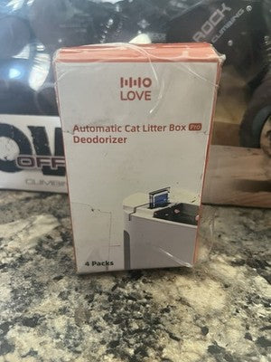 4-Pack Deodorizer for Self-Cleaning Litter Box Automatic Electronic Robot