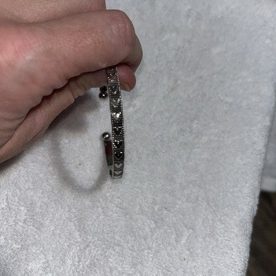 NEW Silver Bangle Bracelet Hearts Quality Fashion Jewelry Valentines Anniversary
