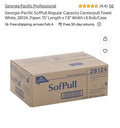 Georgia Pacific SofPull Paper Towels Center Pull Roll 7.8 X 15" 28124 Case of 6