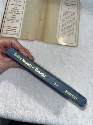 VINTAGE BOOK 1955 Golden Nuggets of Thought Volume 2 Erza L. Marler VTG Slip