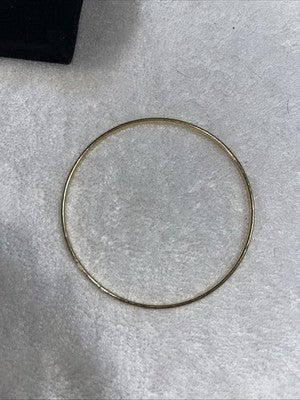 NEW Gold Bangle Bracelet Block Quality Fashion Jewelry Valentines Anniversary