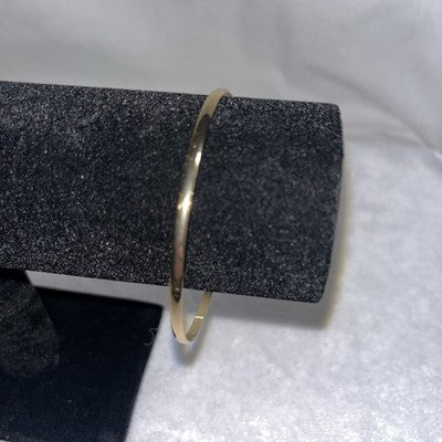 NEW Gold Bangle Bracelet Smooth Quality Fashion Jewelry Valentines Anniversary