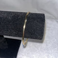 NEW Gold Bangle Bracelet Smooth Quality Fashion Jewelry Valentines Anniversary