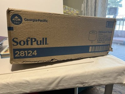 Georgia Pacific SofPull Paper Towels Center Pull Roll 7.8 X 15" 28124 Case of 6