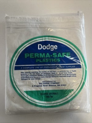 NOS Dodge Perma-Safe Plastics X-Large Unionall Mortuary Vinyl Garment Bodybag