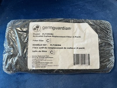 NEW GermGuardian FLT42CB4 Genuine Carbon Filter Replacements 4-pk Germ Guardian