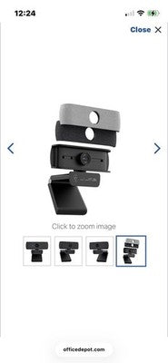 NEW JLab JBuds HD Webcam Black 1080p/30 FPS 2.1 Megapixels Omni Directional Mic