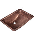 Monarch Abode 21" Copper Sink Venitian Dual Mount Undermount Drop In Bathroom
