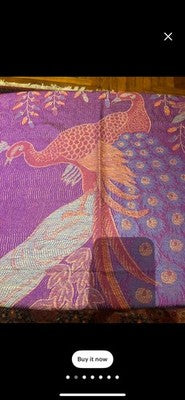 Magic Scarf Peacock Magenta XG2852MG Pashmina Style Shawls Scarfs Fringe 72âx27â