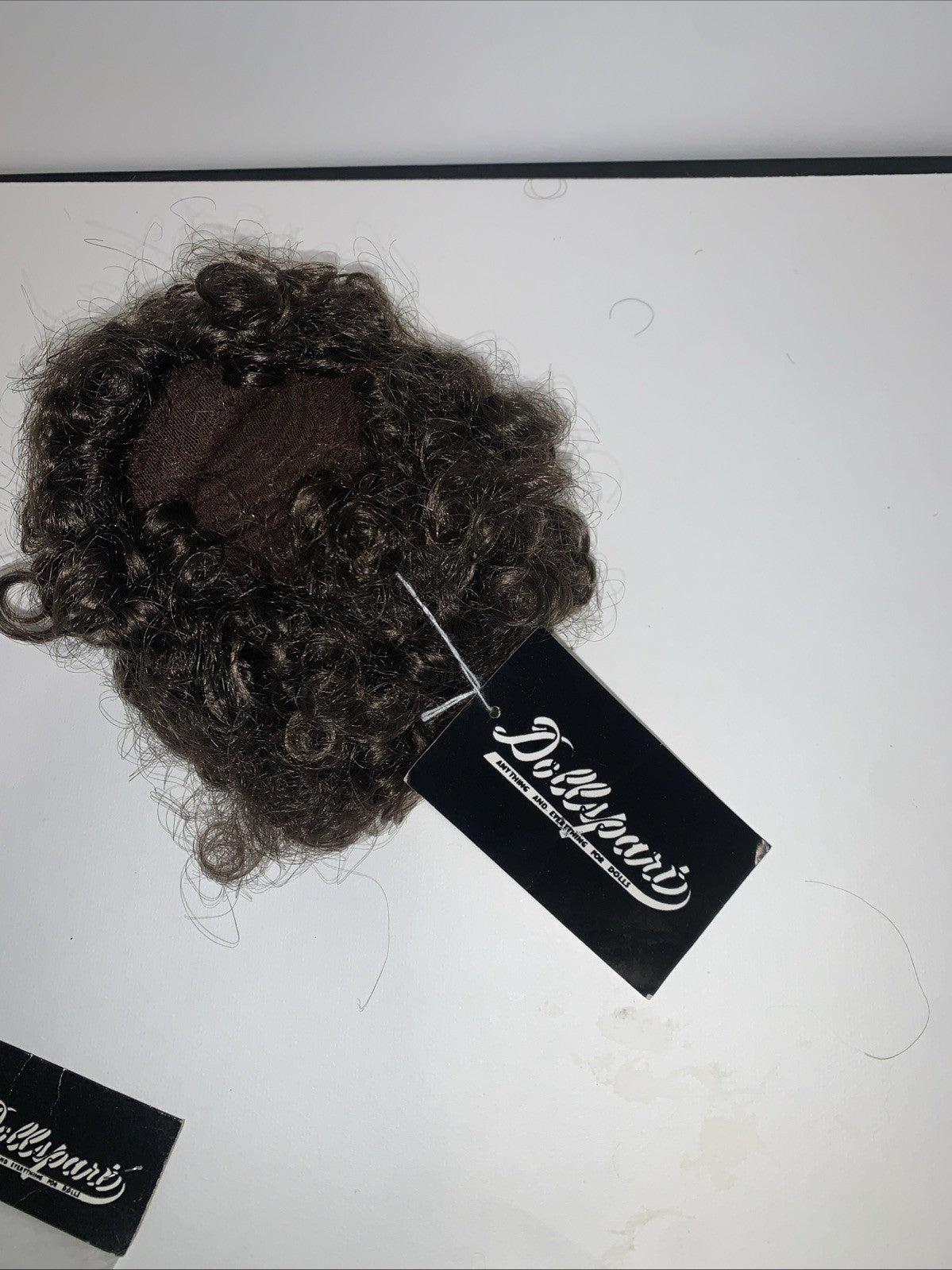 NEW Dollspart Doll Wig Curly 10â Dark Brown Ringlets 01022 Curls Synthetic Fiber
