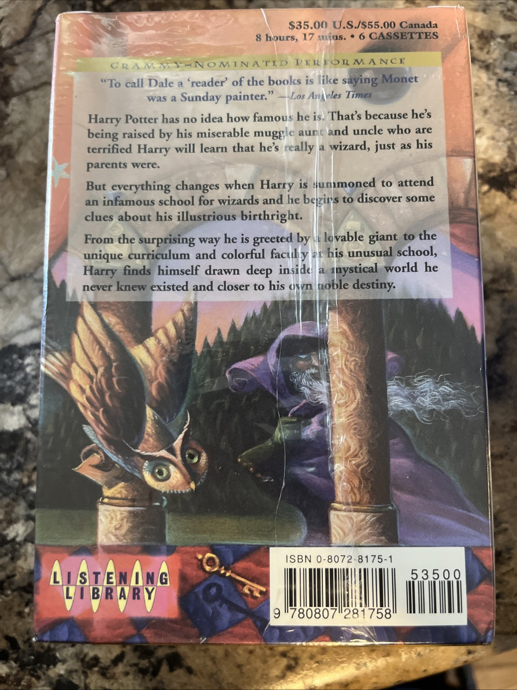 NEW Harry Potter and the Sorcerer's Stone Unabridged Six Cassettes Audio Books