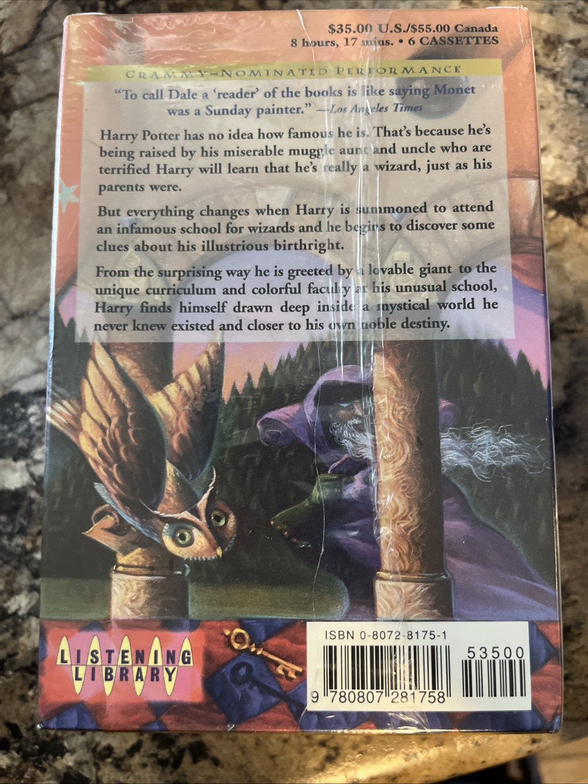 NEW Harry Potter and the Sorcerer's Stone Unabridged Six Cassettes Audio Books