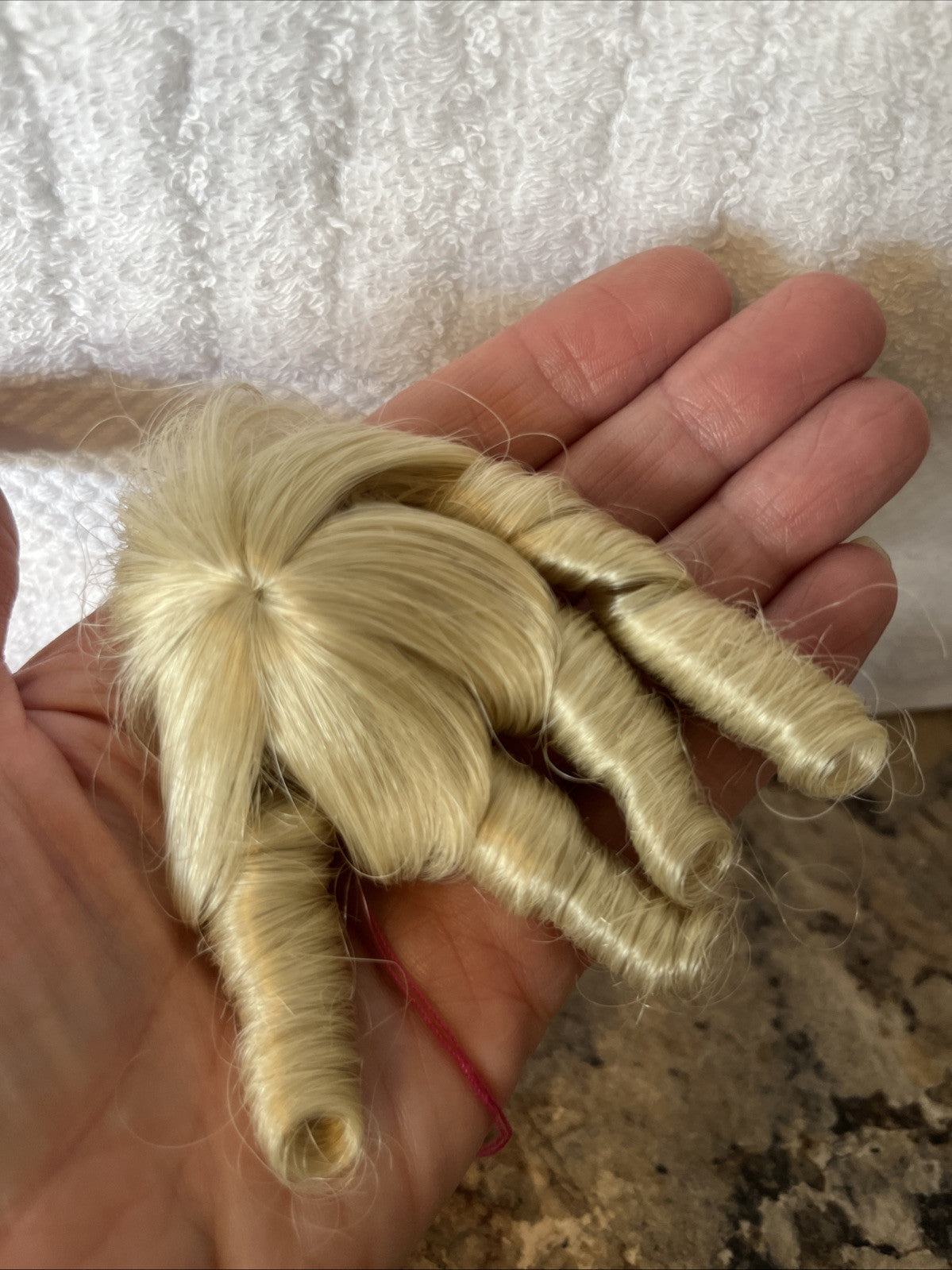 NEW Monique Collection Doll Wig Mini Julline Size 4 Color Blonde Curls Ringlets